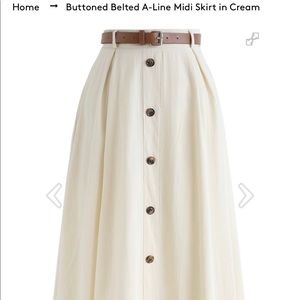 Chicwish midi skirt